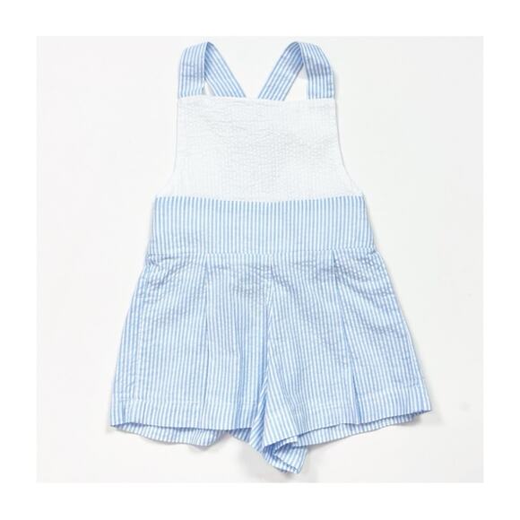 Anvy Kids Seersucker Striped Romper - Picture 1 of 9